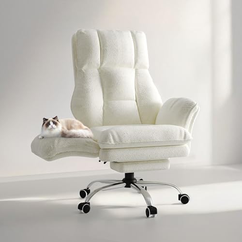 Big and Tall Office Chair, Flip Armrests for Set