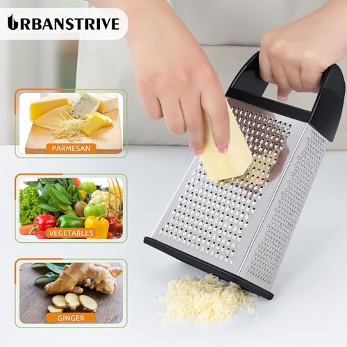 Urbanstrive Cheese Grater With Container Box Grater Stainless Steel Graters Essentials